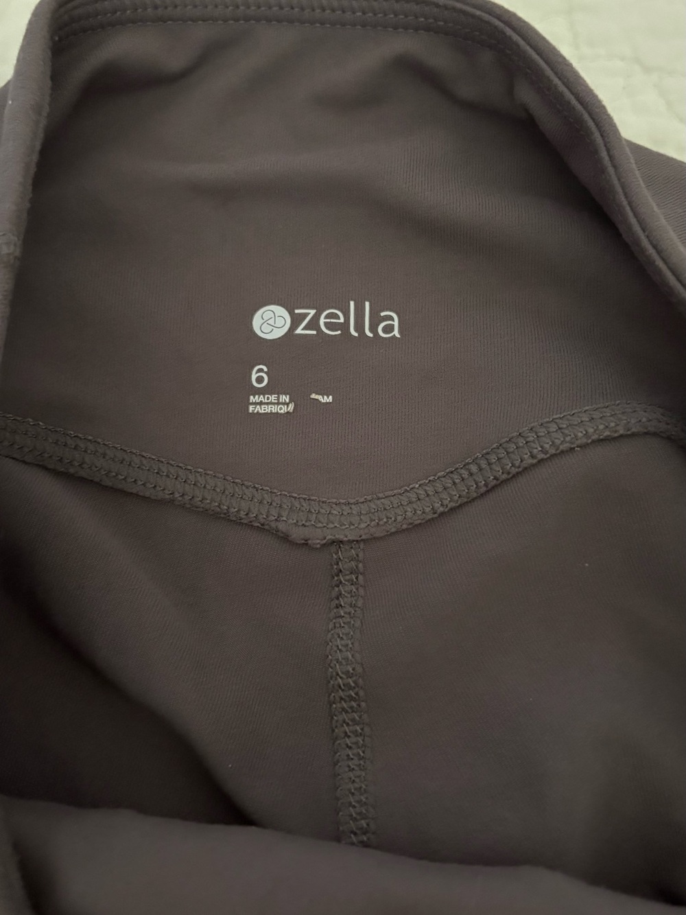Zella Chocolate Brown High-Waist Active Leggings - Picture 3 of 4